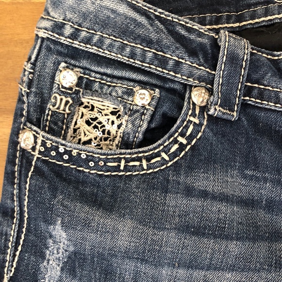 Miss Me Easy Capri JE8005EP Lace and Sequin 27 - Picture 6 of 11